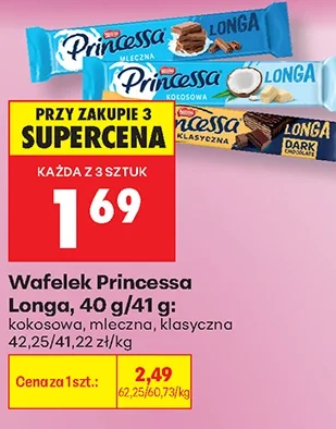 Princessa Wafelek Longa 40 g