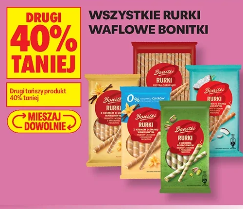 Wszystkie rurki waflowe Bonitki