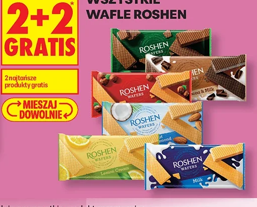 Wszystkie wafle Roshen