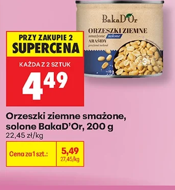 BakaD’Or Orzeszki ziemne smażone, solone 200 g