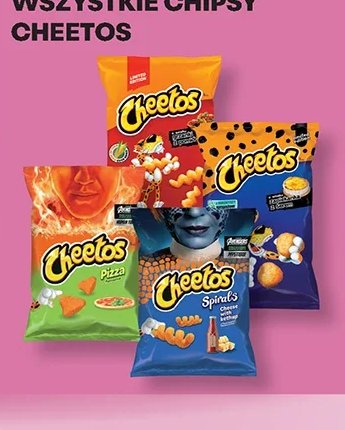Wszystkie chipsy Cheetos