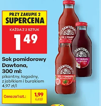 Dawtona Sok pomidorowy 300 ml