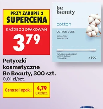 be Beauty Pałeczki kosmetyczne 300 szt.