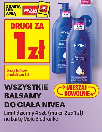 Wszystkie balsamy do ciała Nivea