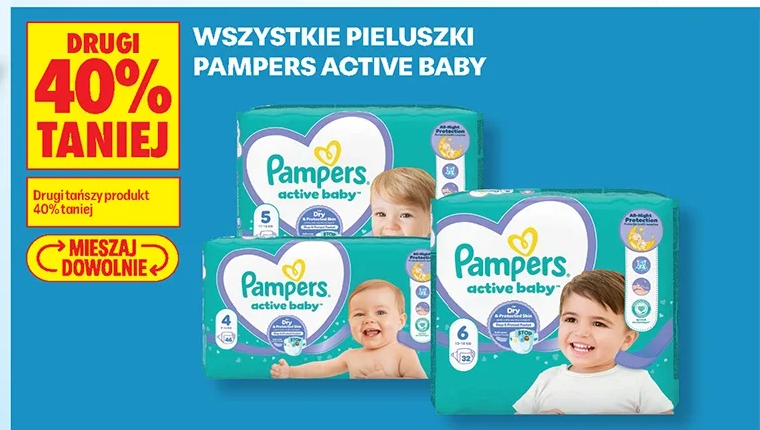 Wszystkie pieluszki Pampers Active Baby