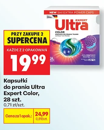 Ultra Kapsułki do prania Expert Color 28 szt.