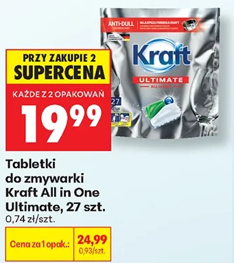 Kraft Tabletki do zmywarki All in One Ultimate 27 szt.
