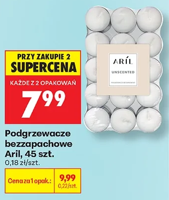Aril Podgrzewacze bezzapachowe 45 szt.