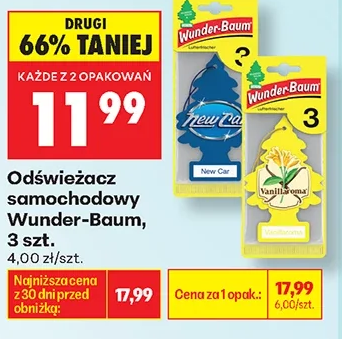 Wunder-Baum Odświeżacz samochodowy 3 szt.