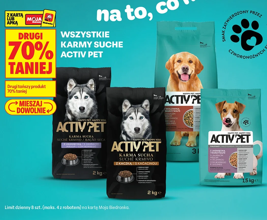 Wszystkie karmy suche Activ Pet