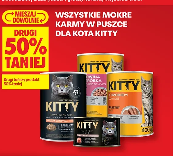 Wszystkie mokre karmy w puszce dla kota Kitty
