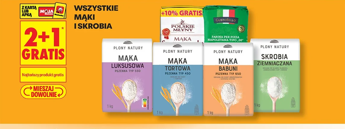 Wszystkie mąki i skrobia