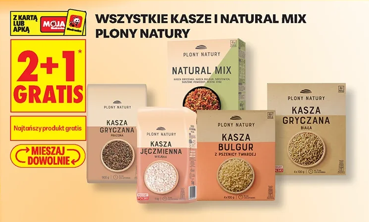 Wszystkie kasze i Natural Mix Plony Natury