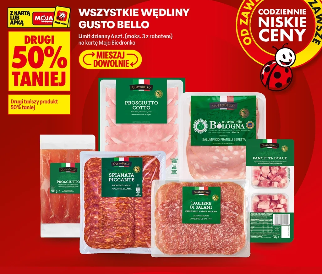 Wszystkie wędliny Gusto Bello