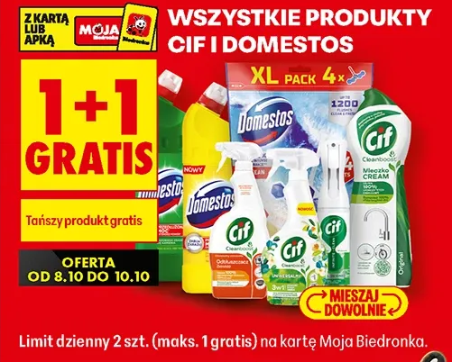 Wszystkie produkty CIF i Domestos
