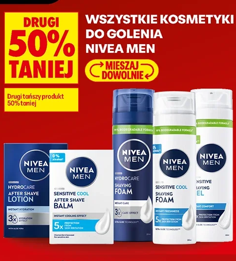 Wszystkie kosmetyki do golenia Nivea Men