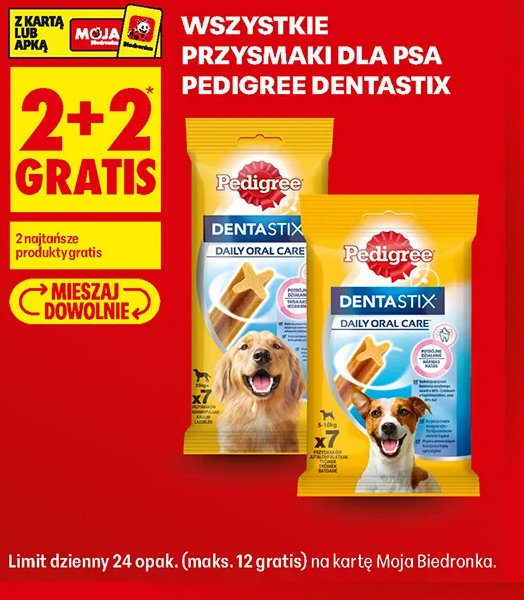 Wszystkie przysmaki dla psa Pedigree Dentastix
