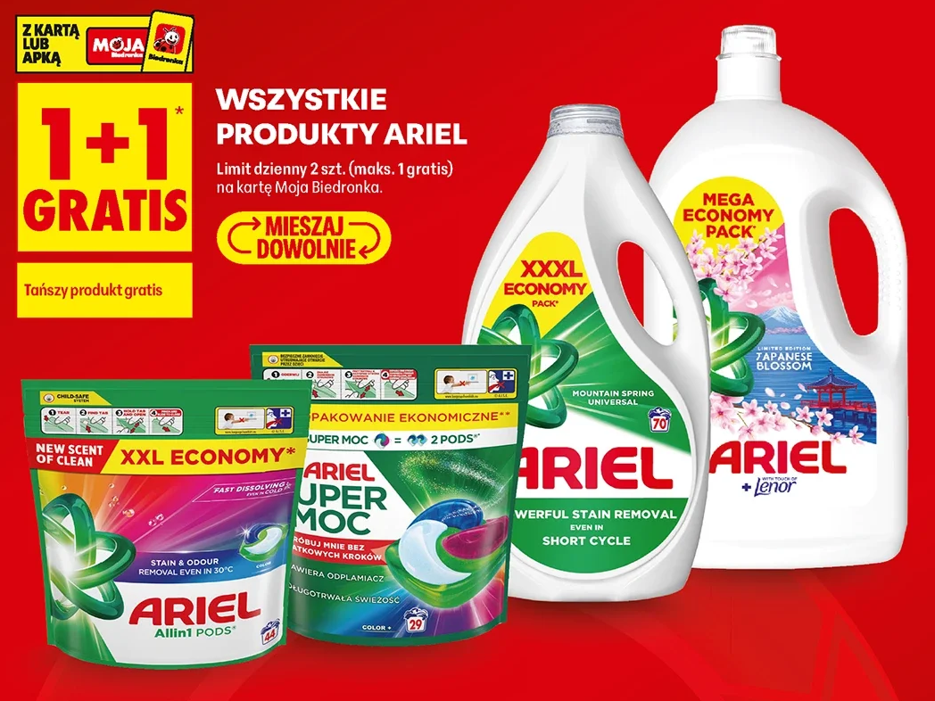 Wszystkie produkty Ariel