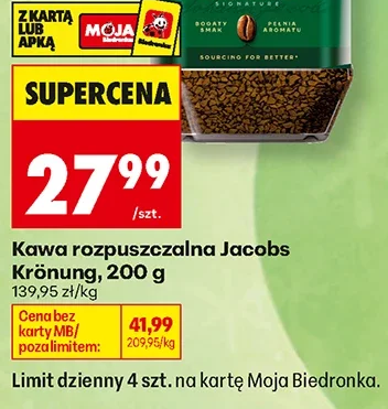 Jacobs Kawa rozpuszczalna Krönung 200 g