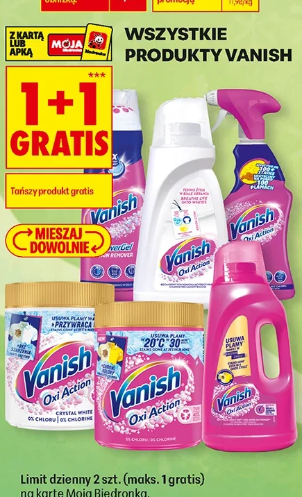 Wszystkie produkty Vanish
