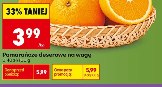 Pomarańcze deserowe na wagę 1 kg