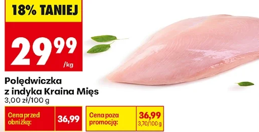 Kraina Mięs Polędwiczka z indyka 1 kg