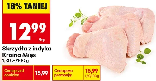 Kraina Mięs Skrzydła z indyka 1 kg