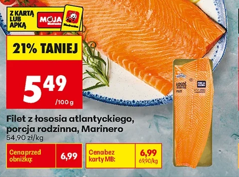 Marinero Filet z łososia atlantyckiego, porcja rodzinna 1 kg