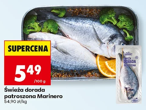 Marinero Świeża dorada patroszona 1 kg