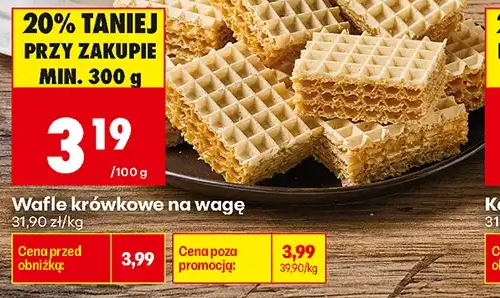 Wafle królowe na wagę 1 kg