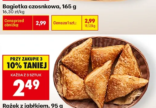 Bagietka czosnkowa 165 g