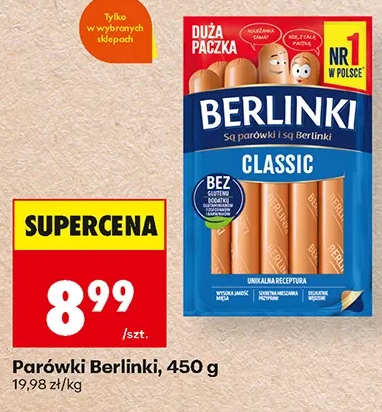 Berlinki Parówki 450 g