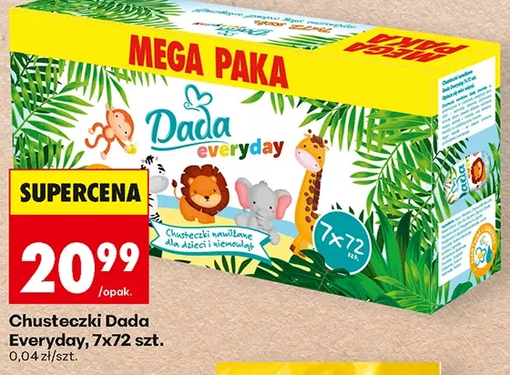 Dada Chusteczki Everyday 7 × 72 szt.