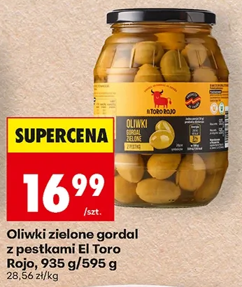 El Toro Rojo Oliwki zielone gordal z pestkami 935 g
