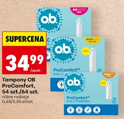 O.B. Tampony ProComfort 54 szt.