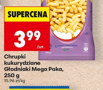 Głodniaki Chrupki kukurydziane Mega Paka 250 g