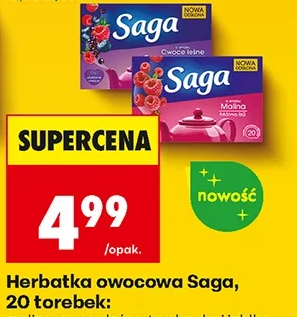 Saga Herbatka owocowa 1 szt.