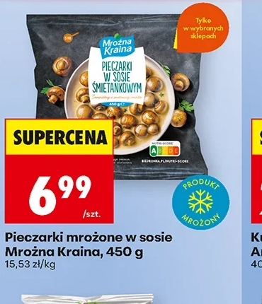 Mroźna Kraina Pieczarki mrożone w sosie 450 g