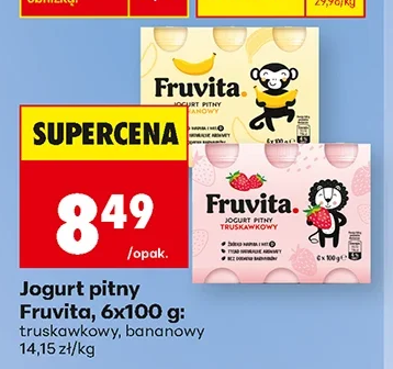 Fruvita Jogurt pitny 6 × 100 g