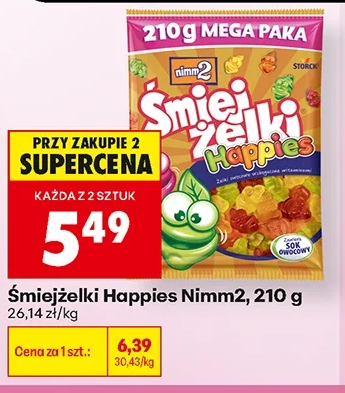 Nimm2 Śmiejżelki Happies 210 g
