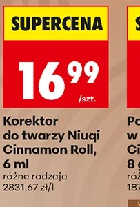 Niuqi Korektor do twarzy Cinnamon Roll 6 ml