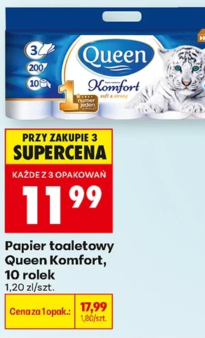 Queen Papier toaletowy Komfort