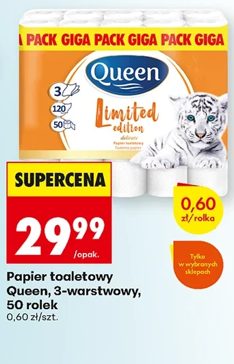 Queen Papier toaletowy, 3-warstwowy