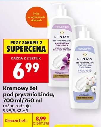 Linda Kremowy żel pod prysznic 700 ml