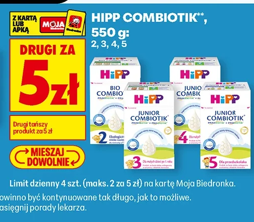 HiPP Combiotik, 550 g: 2, 3, 4, 5