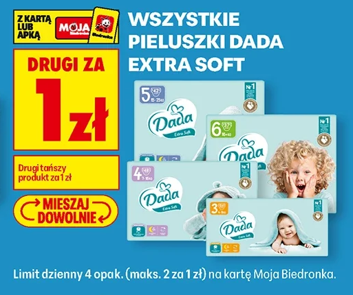 Wszystkie pieluszki Dada Extra Soft