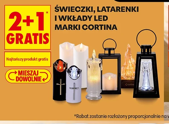 Świeczki, latarenki i wkłady LED marki Cortina
