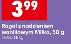 Milka Rogal z nadzieniem waniliowym 50 g