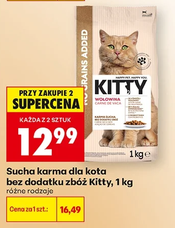 Kitty Sucha karma dla kota bez dodatku zbóż 1 kg