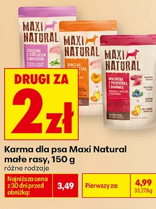 Maxi Natural Karma dla psa małe rasy 150 g